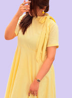 Butter Yellow Breeze Maxi Dress - The Golden Bloom, Thoughtfully Made.