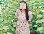 Cherry Bloom Cotton Midi Dress – Effortless Charm, Thoughtfully Made.