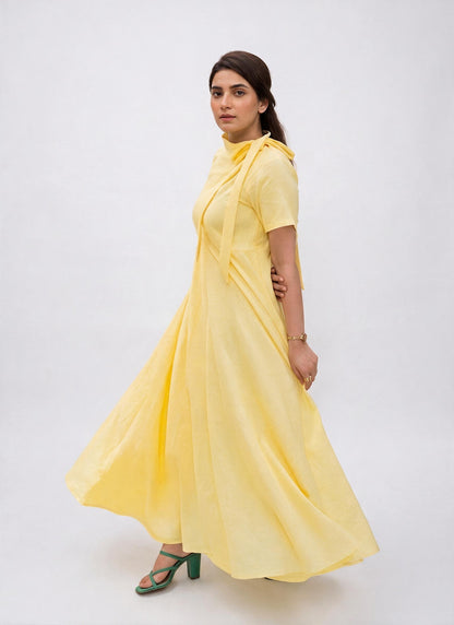 Butter Yellow Breeze Maxi Dress
