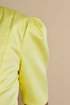 Golden Bloom Cotton Midi Dress – A Symphony of Elegance and Joy